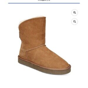 Style & Co Teenyy Women’s Cold Weather Booties Chestnut Size 5M $80 MSRP NIB